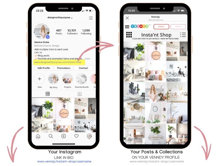 How to add a linkable shoppable gallery for home decor creators bloggers and Instagrammers
